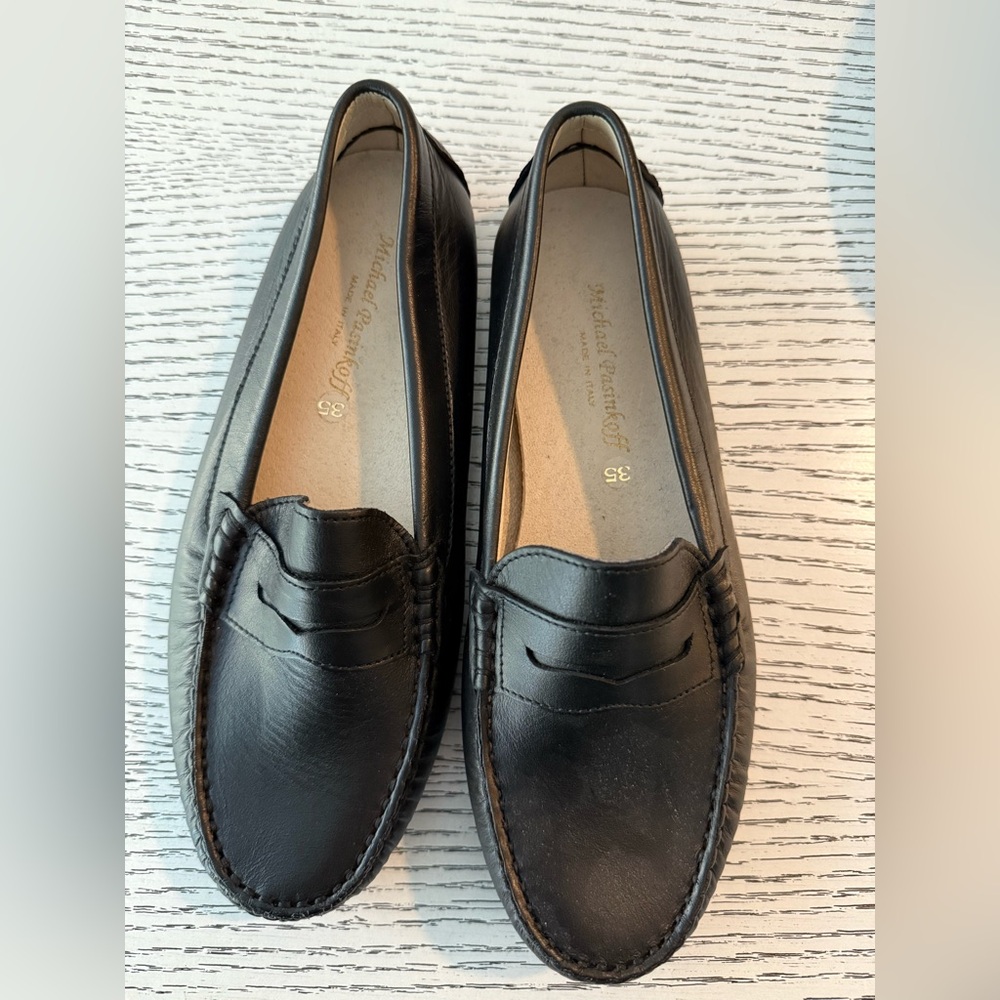 NWOT Black Kids Dress Shoes size 35
